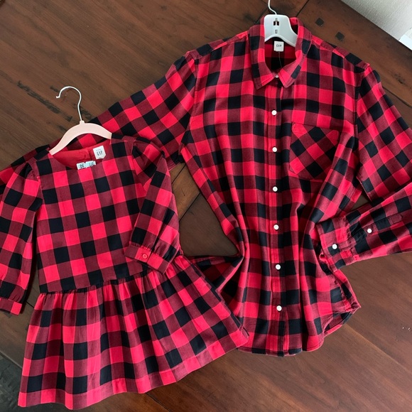 GAP Other - Mommy and me checkered outfit